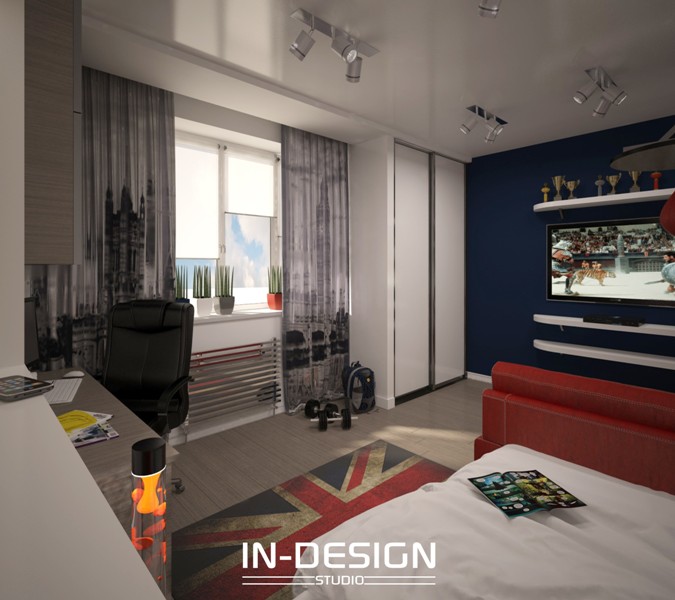 Дизайн-проект 3-х комнатной квартиры на ул. Льва Толстого 110 м.кв