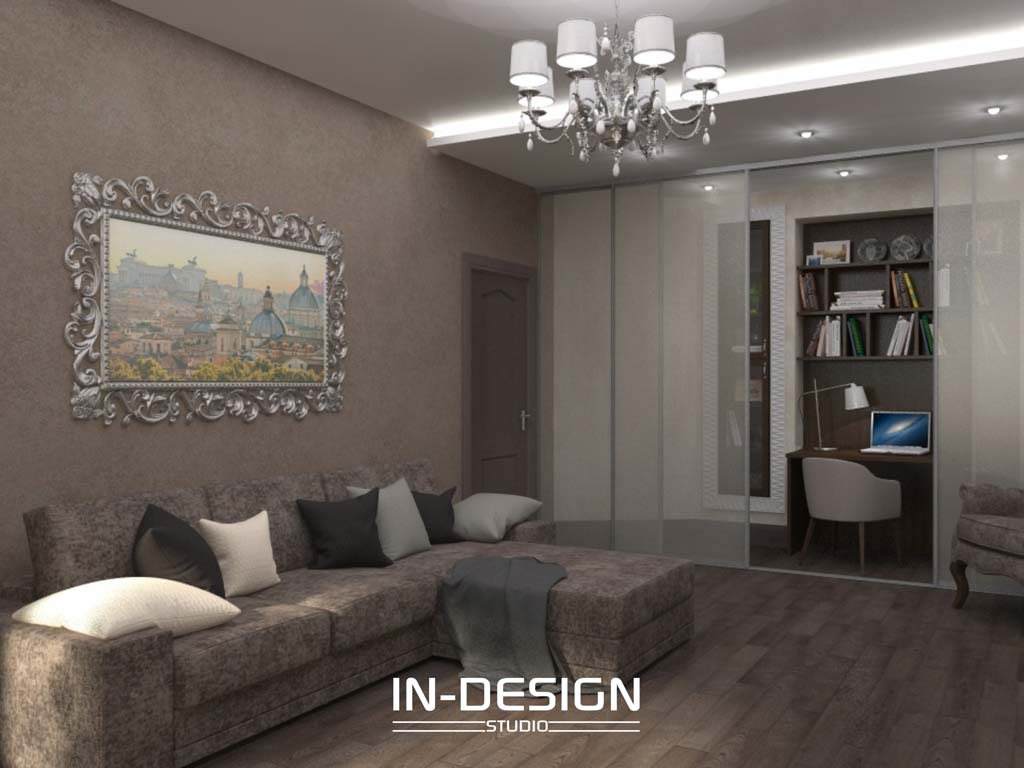 Дизайн-проект 3-х комнатной квартиры на ул. Осипенко, 166 кв.м