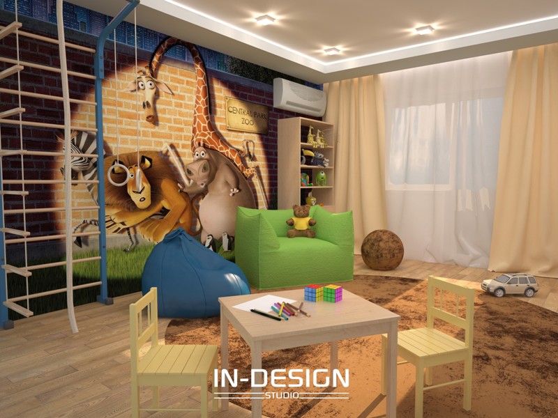 Дизайн-проект совмещённой квартиры, состоящей из двух разных, на ул. Карякина, 122 м.кв.