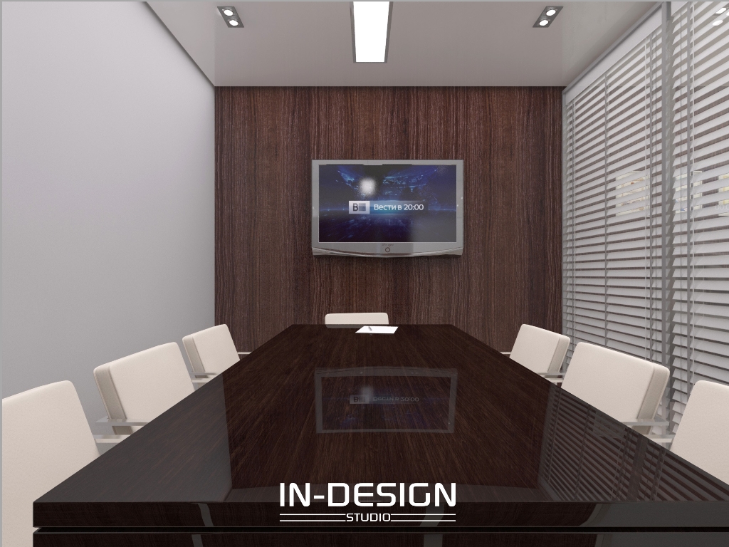 Дизайн-проект офиса на 7 просеке, 57 кв.м. (Все перегородки в помещении выполнены из конструкций Ирлайн)